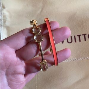 Lot of 2 Kate Spade bangles Gold color